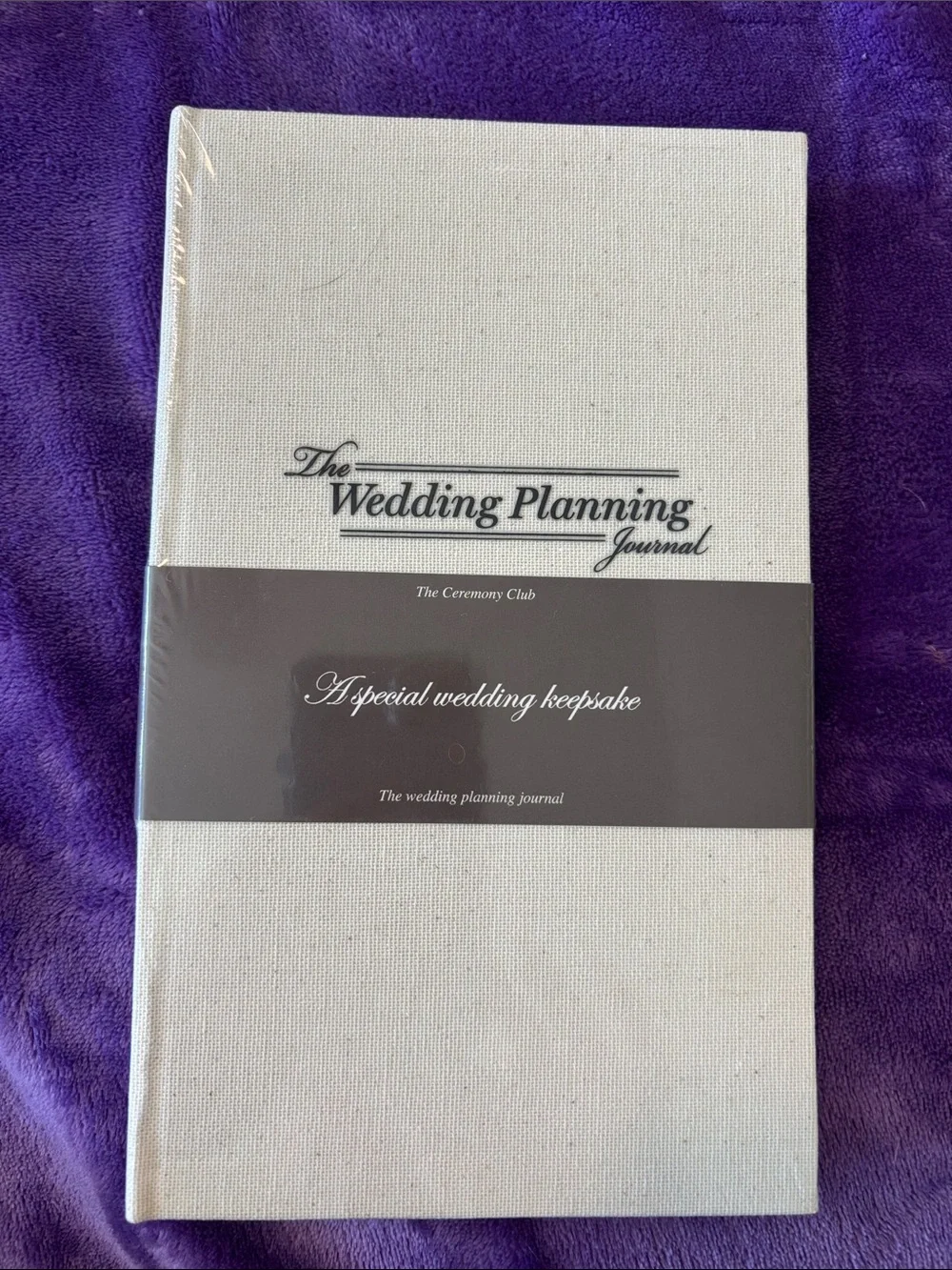 The Wedding Planning Journal - Cream Hardcover Keepsake